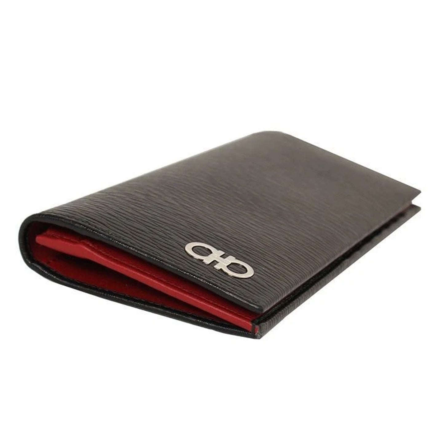 Gancini Long Wallet -  Black/Red