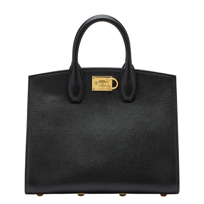 Ferragamo Studio Box bag (M) Black