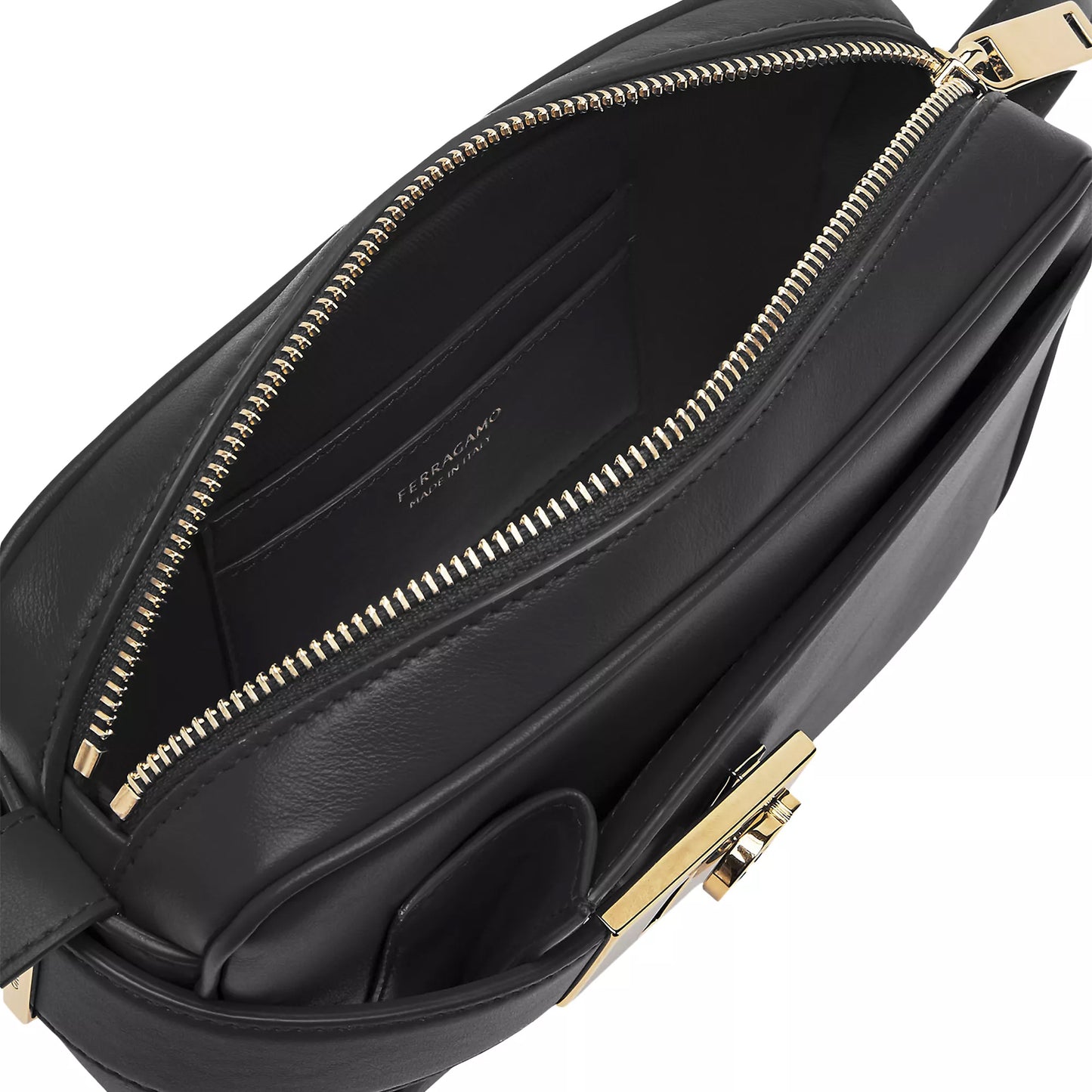 Archive Gancini Camera Crossbody Bag - Nero