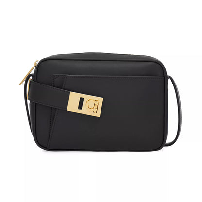 Archive Gancini Camera Crossbody Bag - Nero