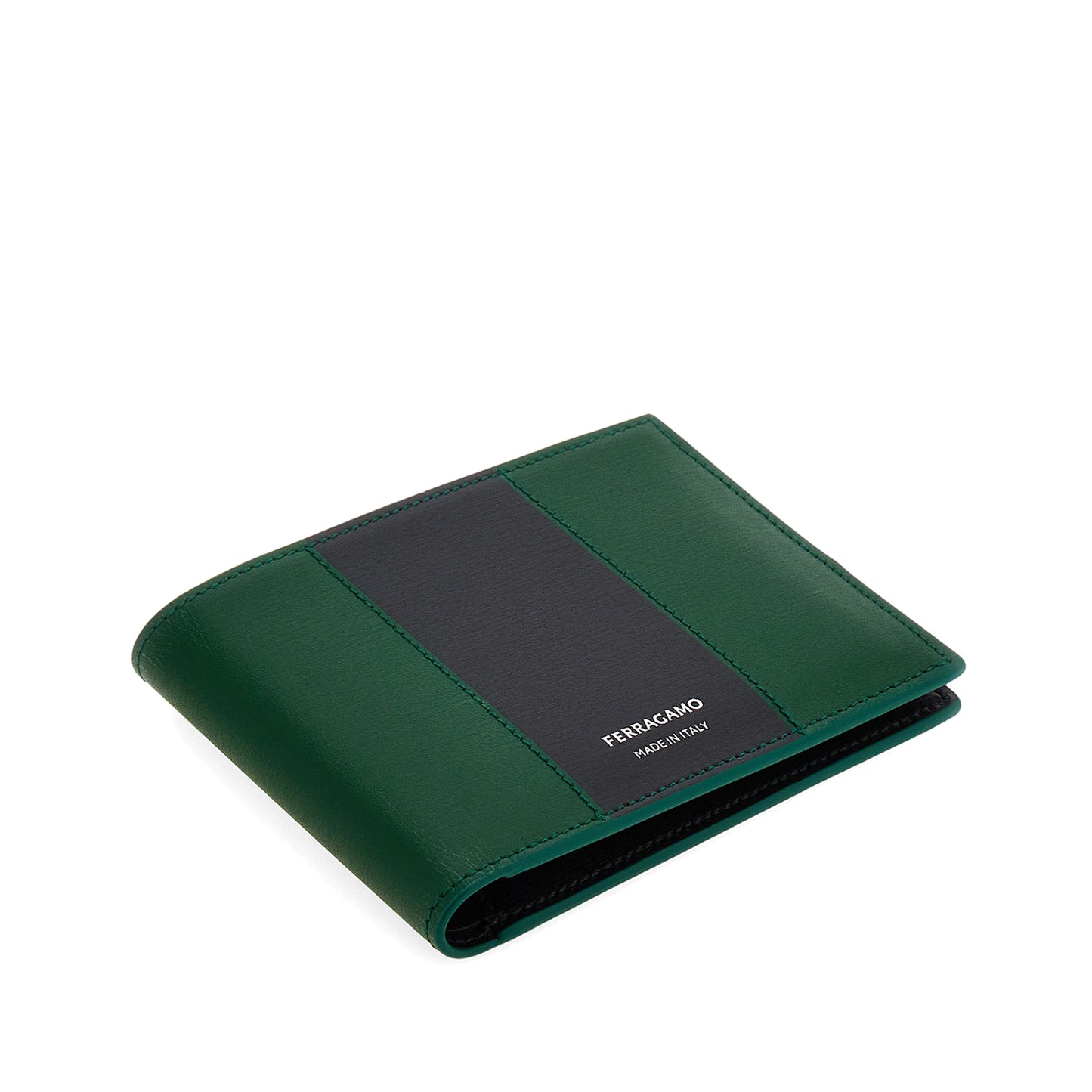 Bicolor wallet - Forest green/Black