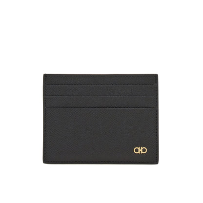 Gancini credit card holder - Black