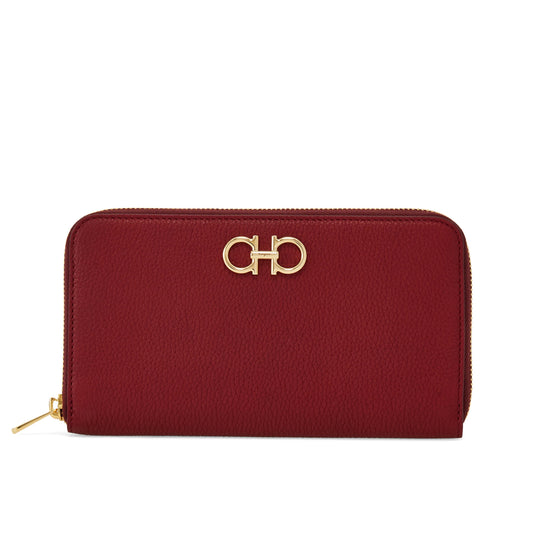 Gancini continental wallet - Borgogna