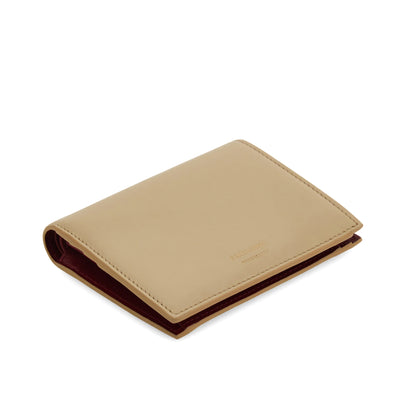 Compact wallet - Stone/Bourgogne