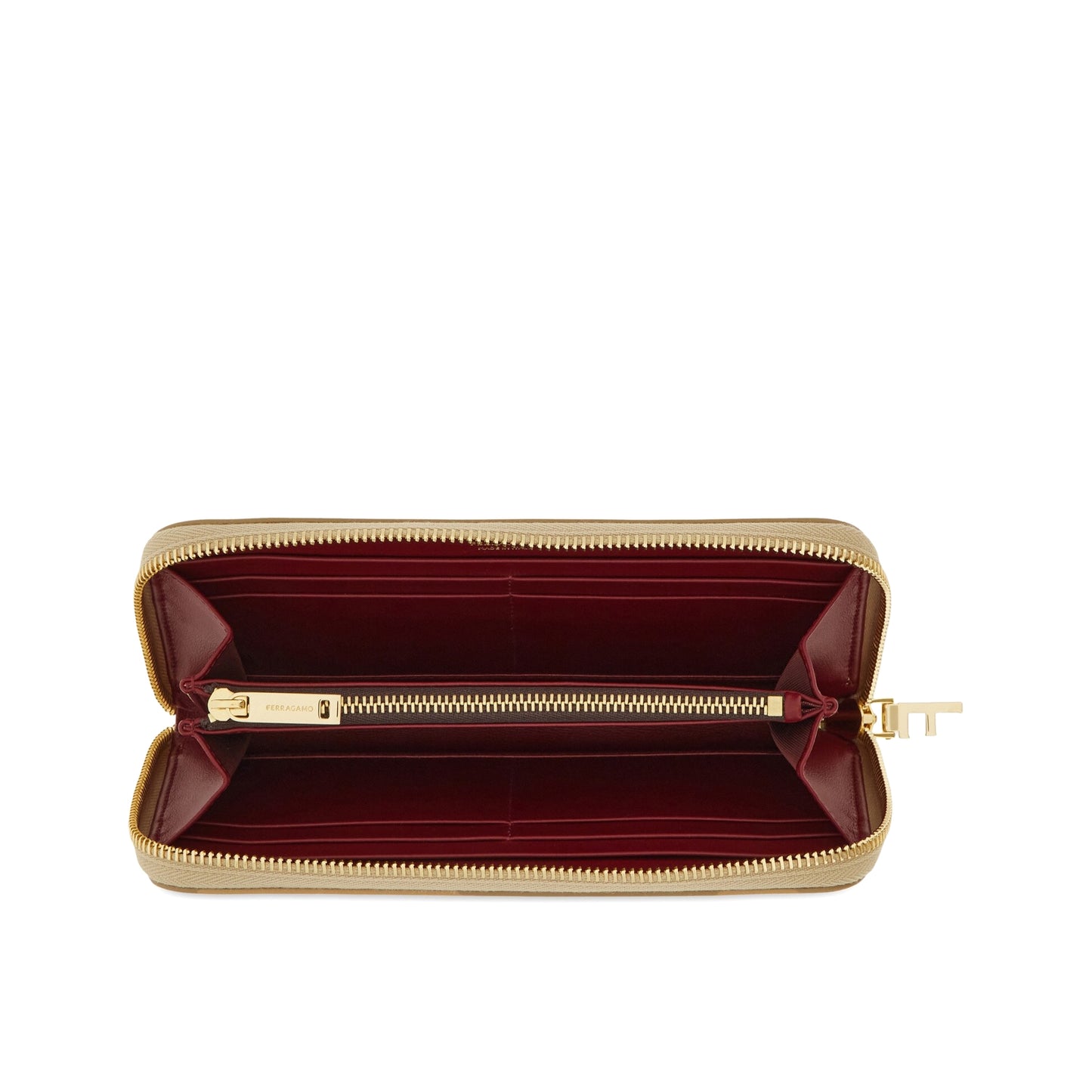 Continental wallet - Stone/Bourgogne
