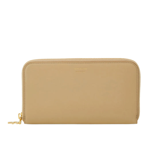 Continental wallet - Stone/Bourgogne