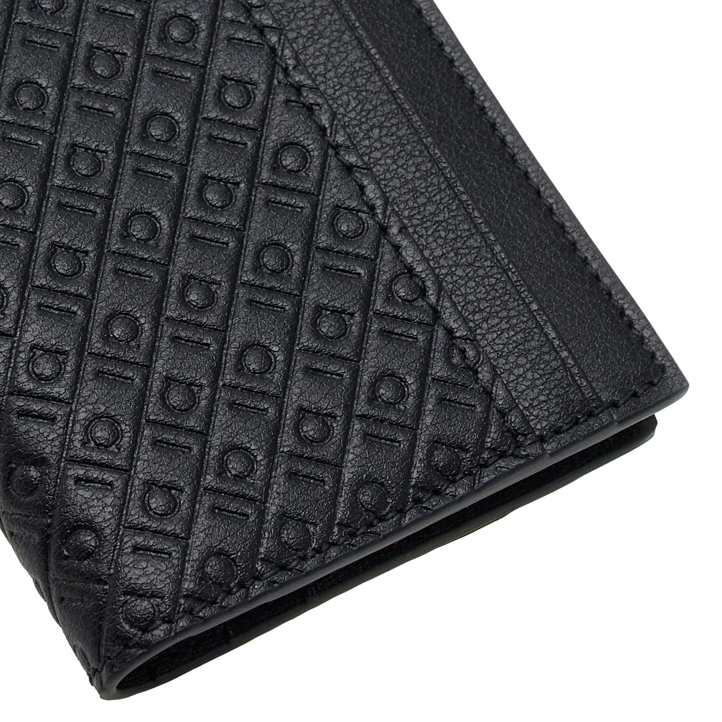 Ferragamo Monogram credit card holder - Black