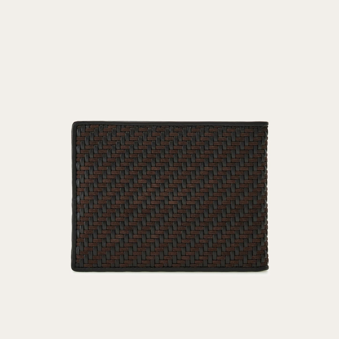 Woven wallet - Testa di moro/Black