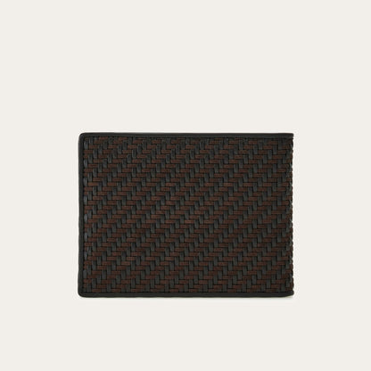 Woven wallet - Testa di moro/Black