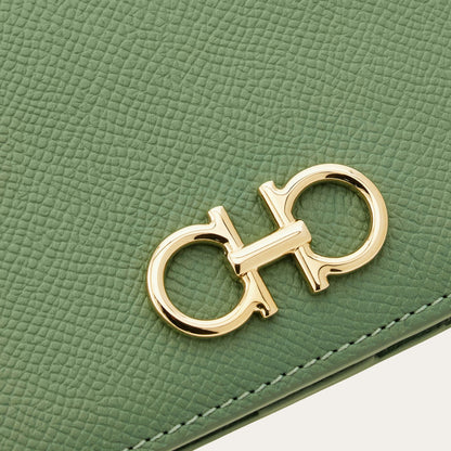 Gancini continental wallet - Seagrass green