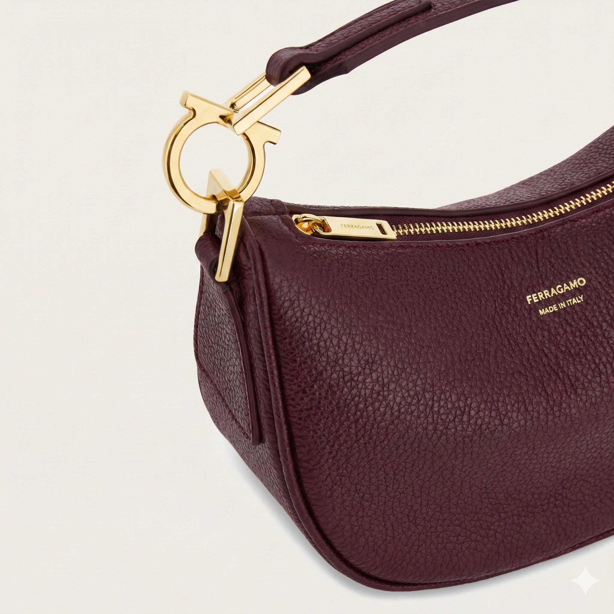 Hobo bag (XS) - Plum