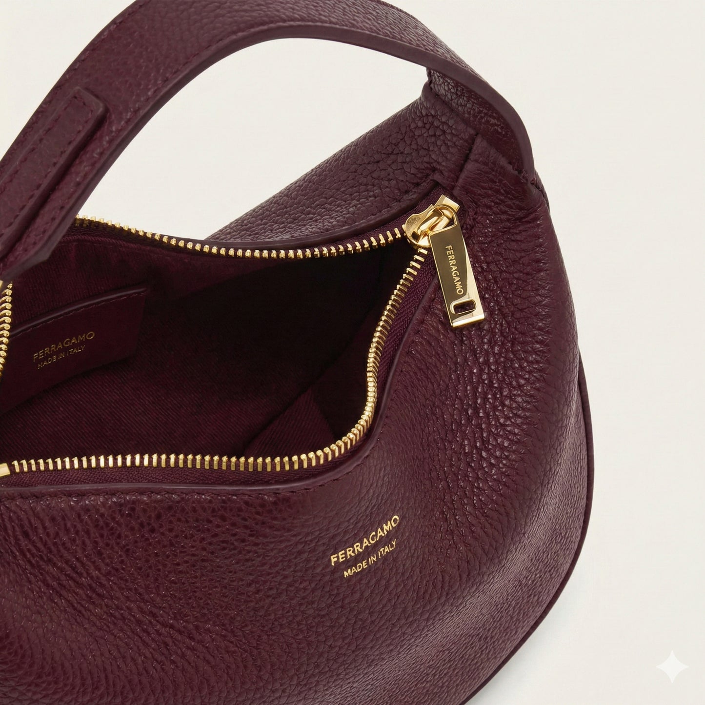 Hobo bag (XS) - Plum