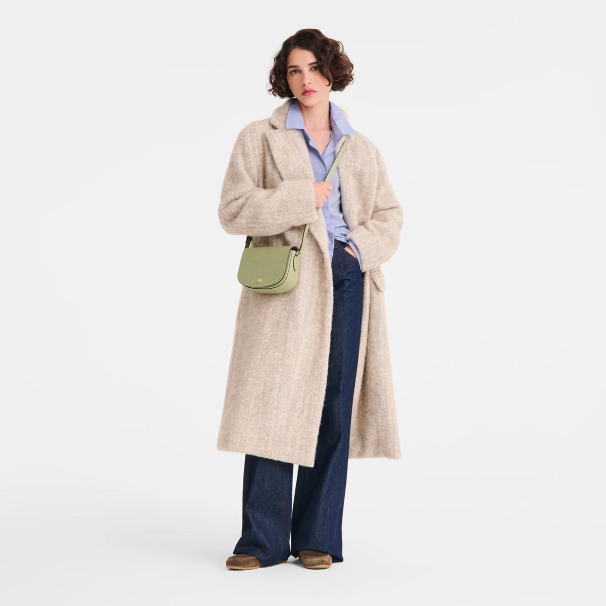 Épure S Crossbody bag - Almond Green