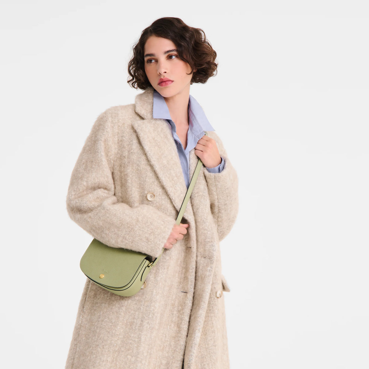 Épure S Crossbody bag - Almond Green