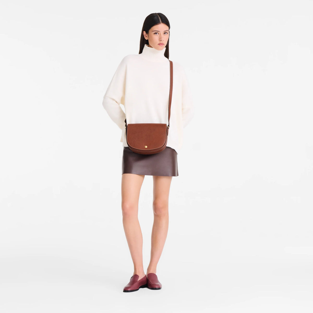 Épure M Crossbody bag - Brown