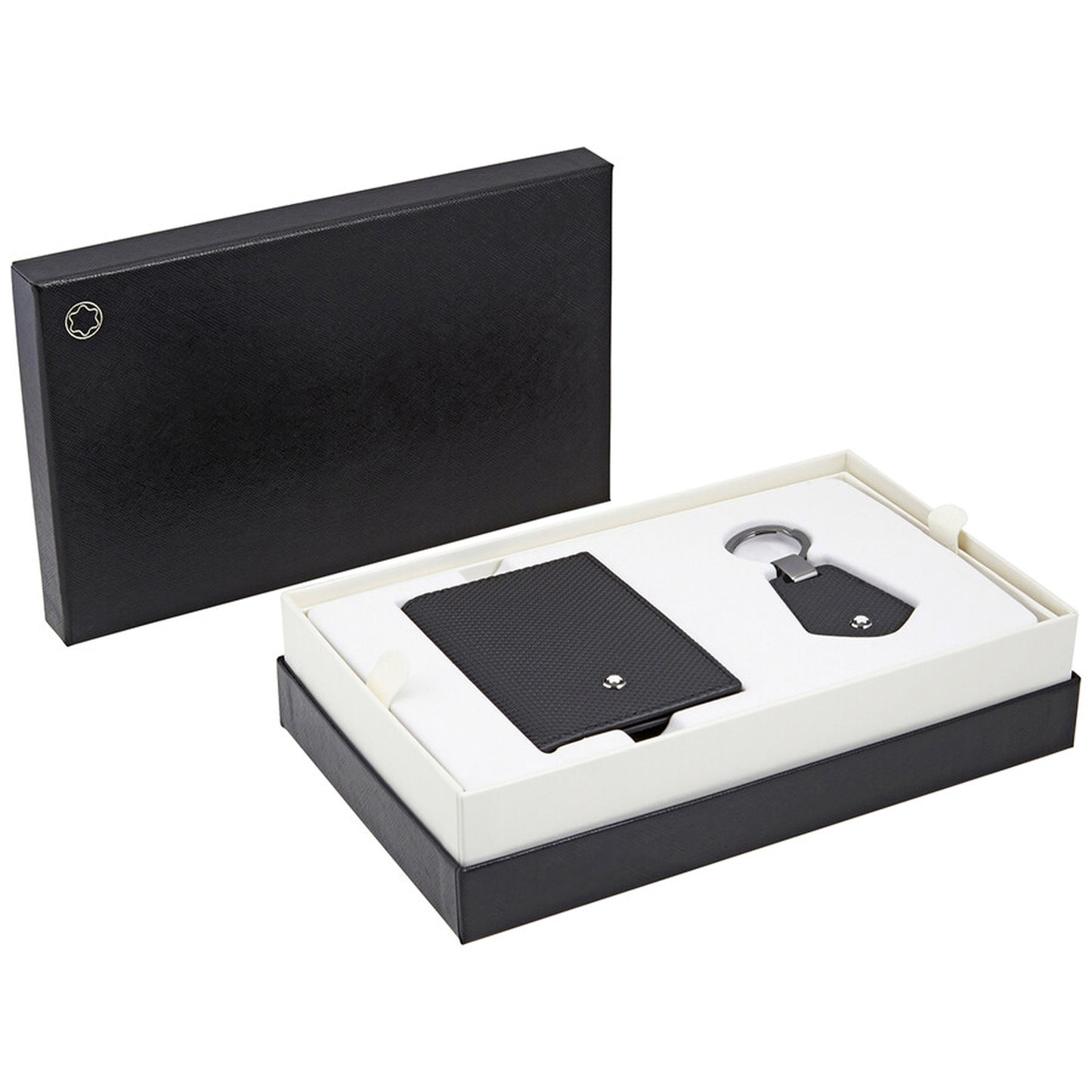 Business Card Holder/Key Fob Set- Black