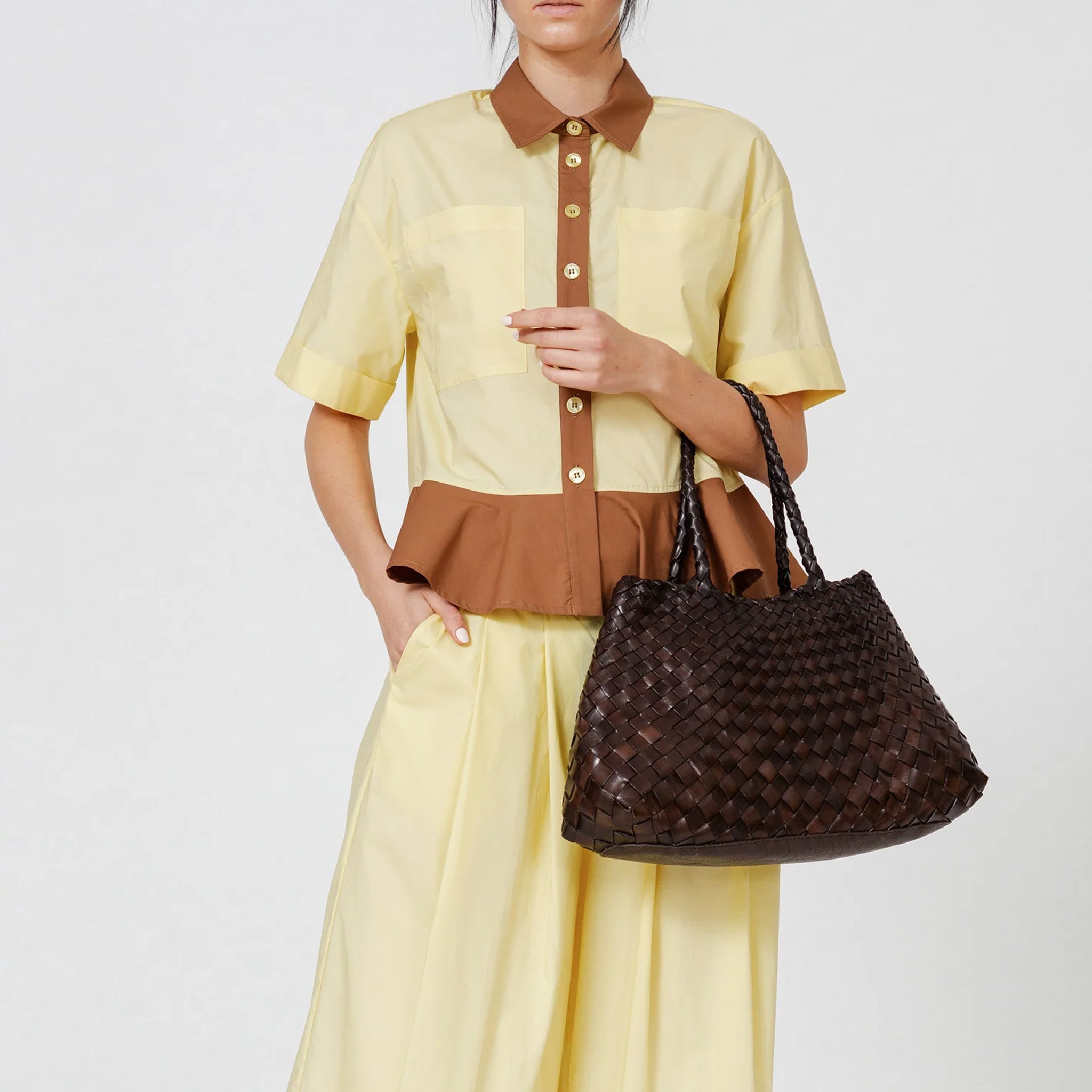 SANTA CROCE BIG DARK BROWN