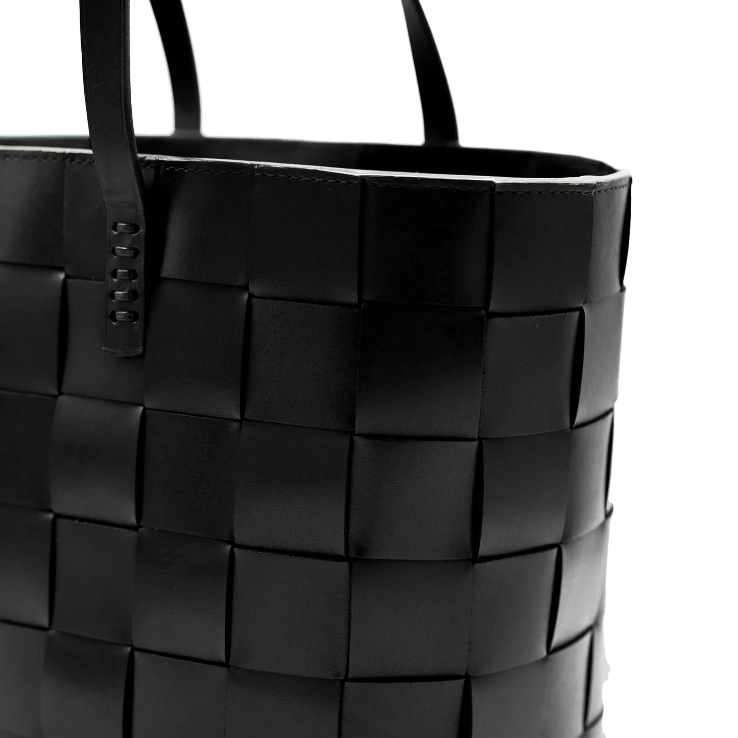 JAPAN TOTE BLACK w/ FLAT HANDLES