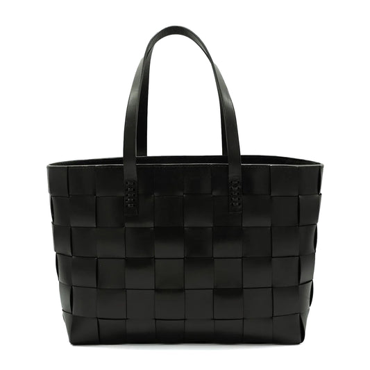 JAPAN TOTE BLACK w/ FLAT HANDLES