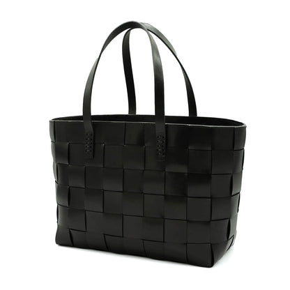 JAPAN TOTE BLACK w/ FLAT HANDLES