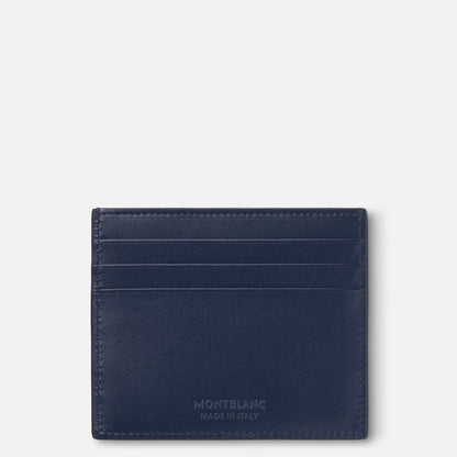 Meisterstück card holder 6cc - Blue