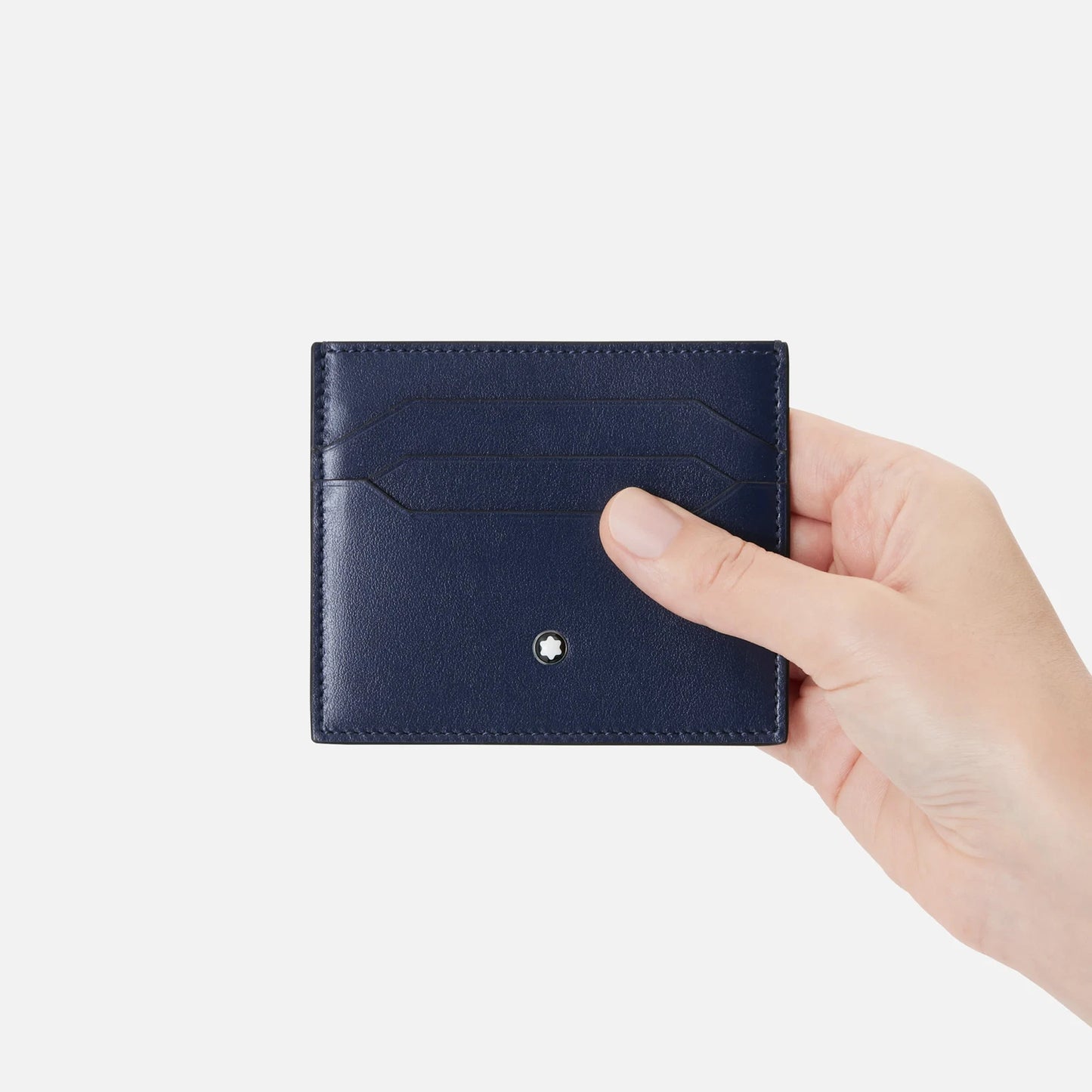 Meisterstück card holder 6cc - Blue