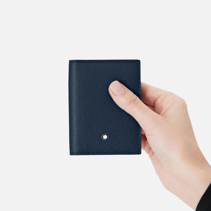 Sartorial Card Holder 4cc - Ink Blue