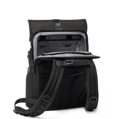 Logistics Flap Lid Backpack - Black