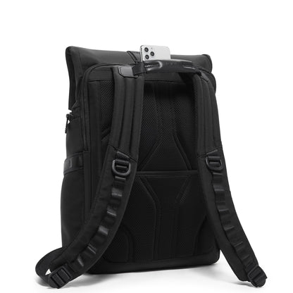 Logistics Flap Lid Backpack - Black