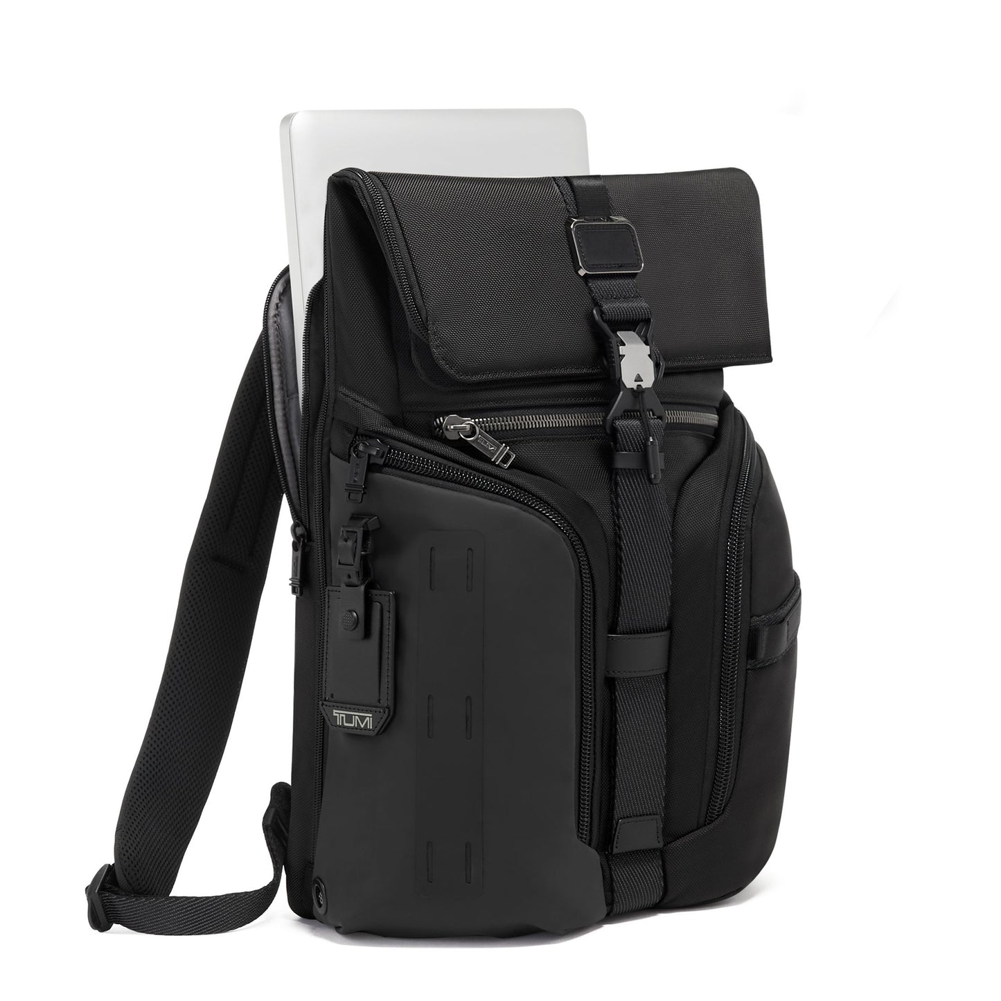 Logistics Flap Lid Backpack - Black