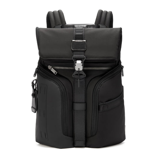 Logistics Flap Lid Backpack - Black