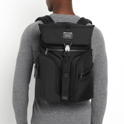 Logistics Flap Lid Backpack - Black