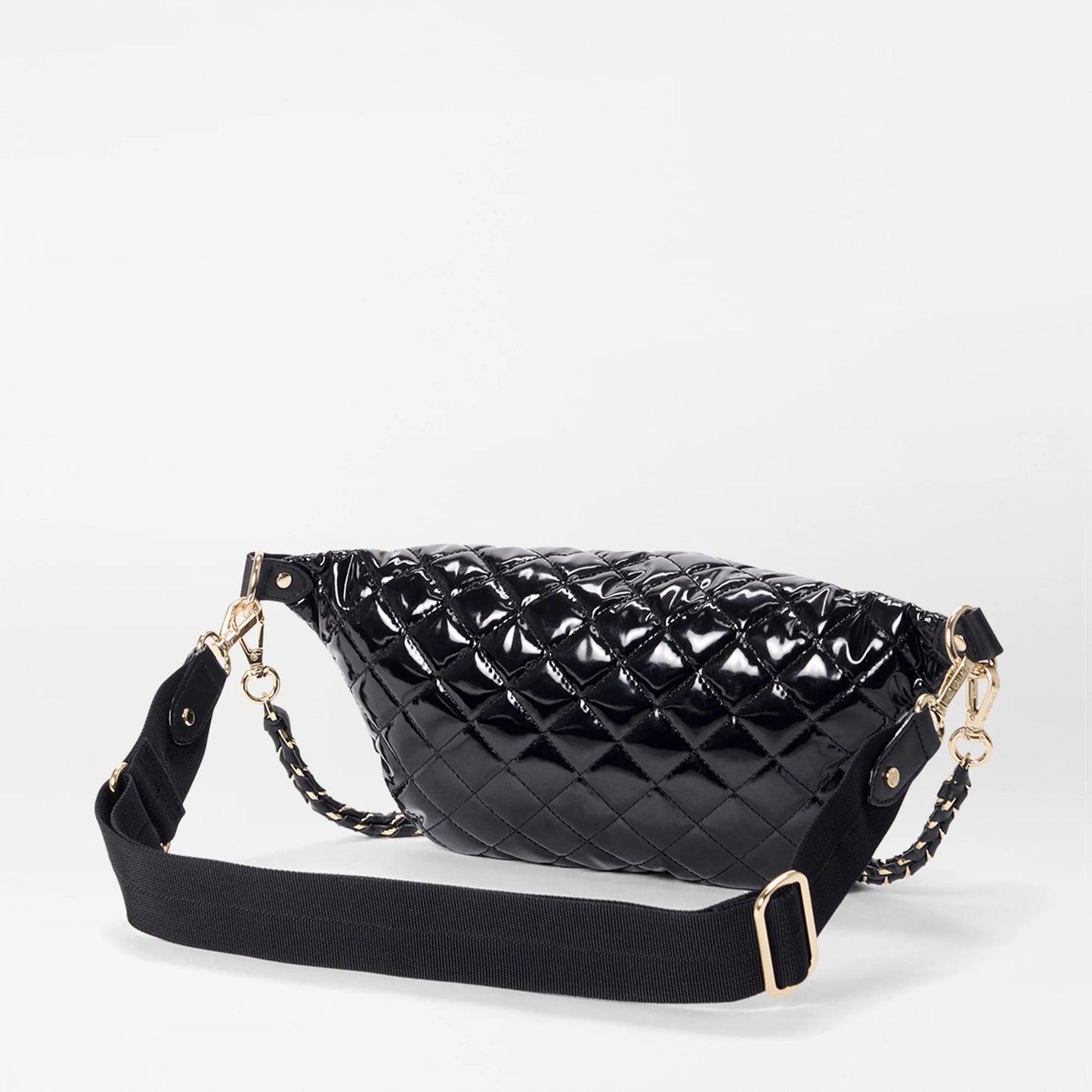 Small Crosby Crossbody Sling - Black Lacquer