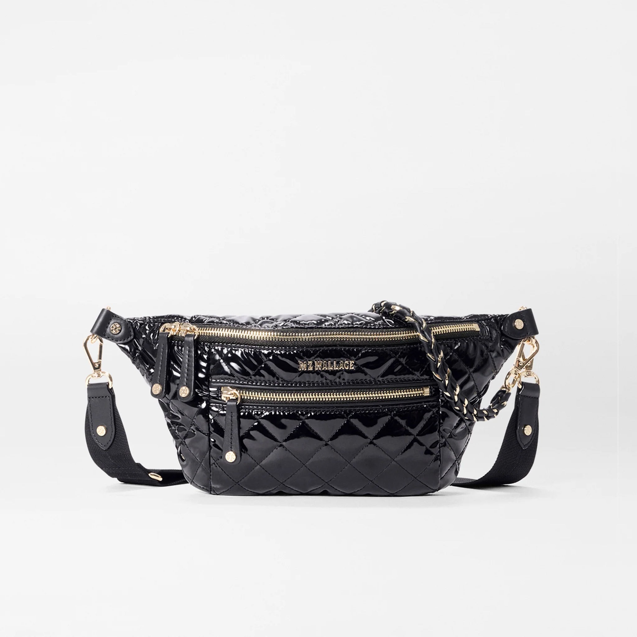 Small Crosby Crossbody Sling - Black Lacquer