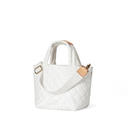 MICRO METRO TOTE DELUXE - Pearl Metallic