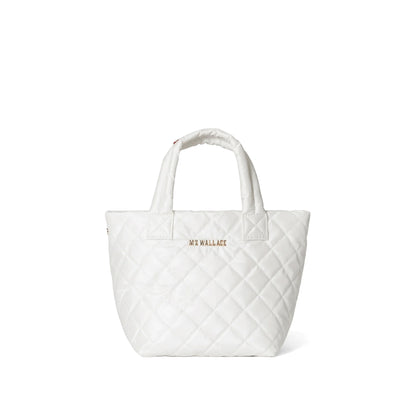 MICRO METRO TOTE DELUXE - Pearl Metallic