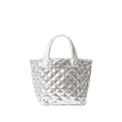 The Metro Tote® Deluxe Micro - Ice Multi Sequin