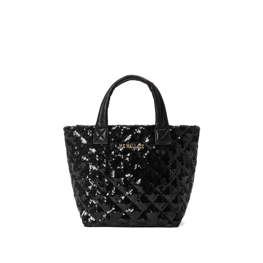 The Metro Tote® Deluxe Micro - Black Sequin