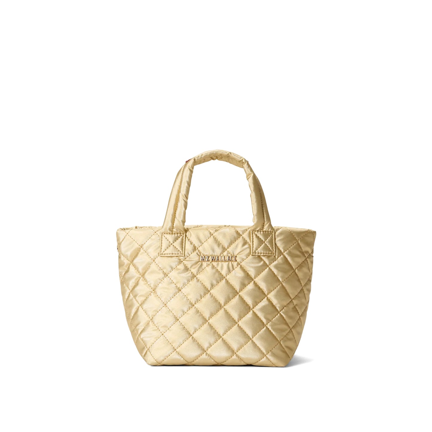 MICRO METRO TOTE DELUXE - Light Gold Pearl