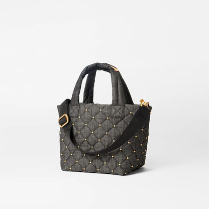 True Charcoal Denim Micro Metro Tote Deluxe