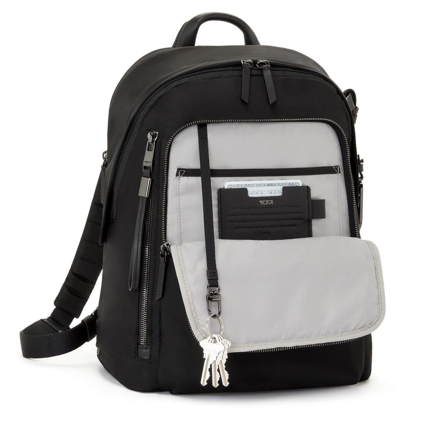 VOYAGEUR Halsey Backpack - Black/Gunmetal