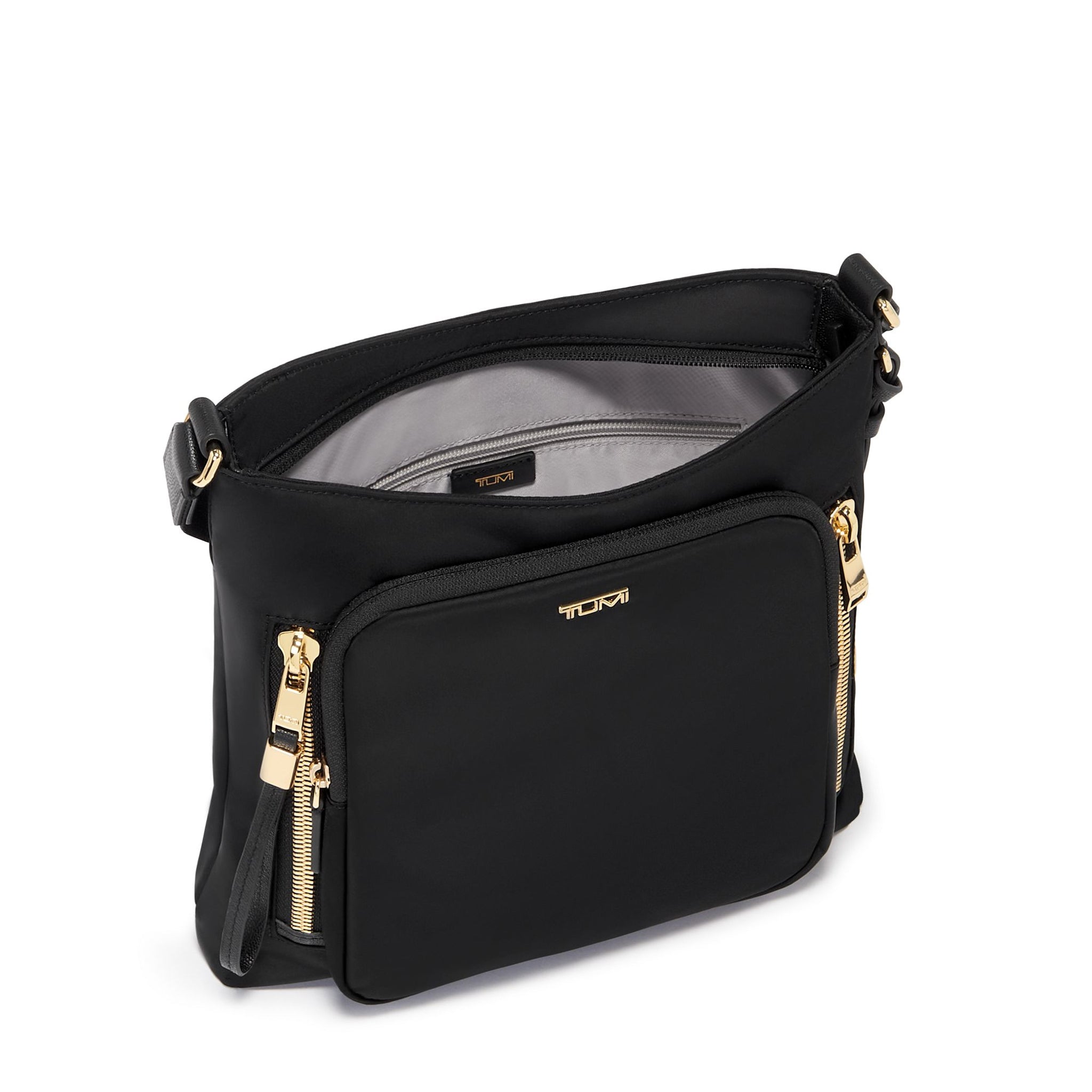 Voyageur Tyler Crossbody - Black/Gold
