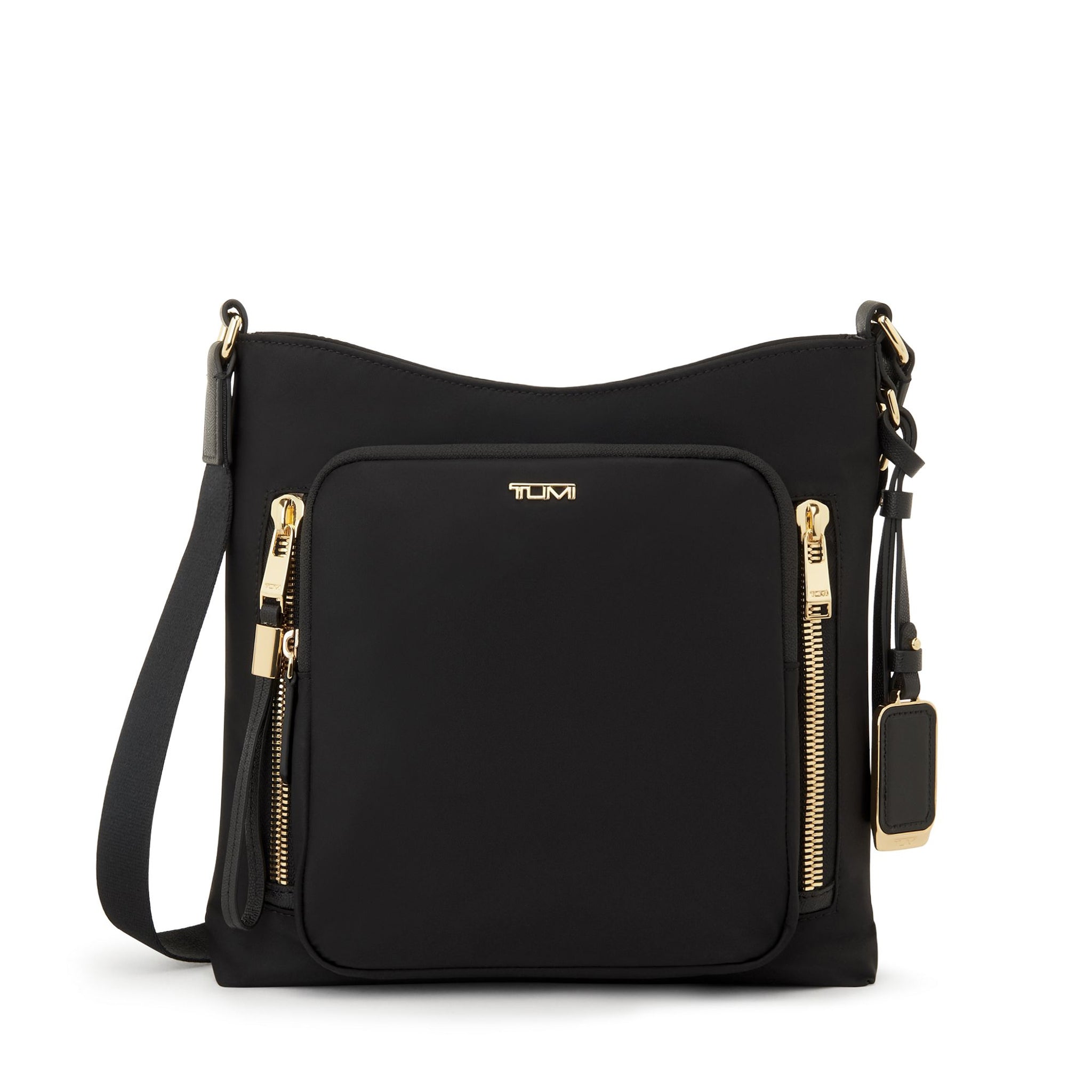 Voyageur Tyler Crossbody - Black/Gold