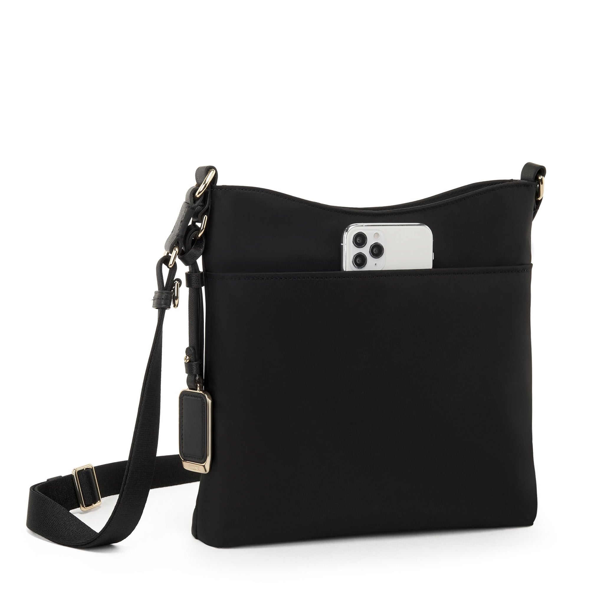 Voyageur Tyler Crossbody - Black/Gold