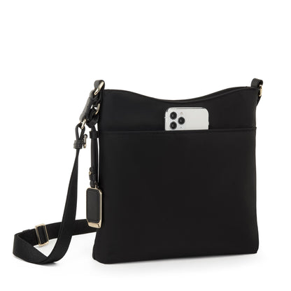 Voyageur Tyler Crossbody - Black/Gold