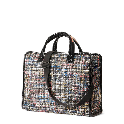 Medium Box Tote - Midnight Sparkle Boucle