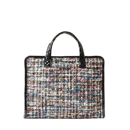 Medium Box Tote - Midnight Sparkle Boucle