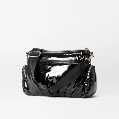 Black Lacquer Small Chelsea Crossbody