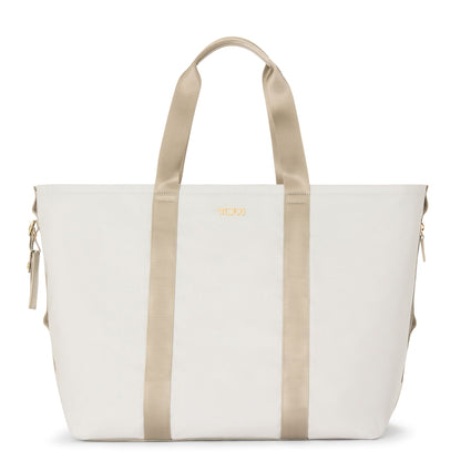 TUMI Sport Essential Large East West Tote - Off White/Tan