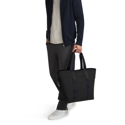 Essential Medium East West Tote - Black